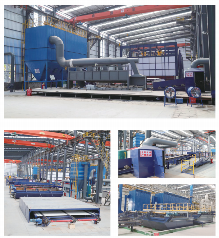 型材吹鍍生產線